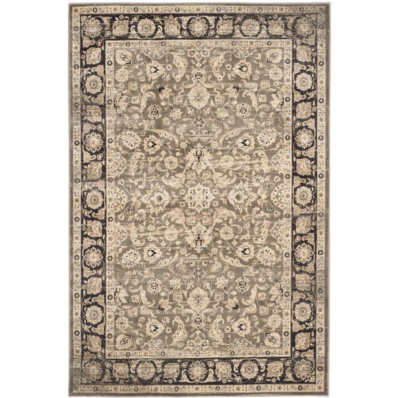 Safavieh Vintage Taupe/Black Area Rug & Reviews Wayfair